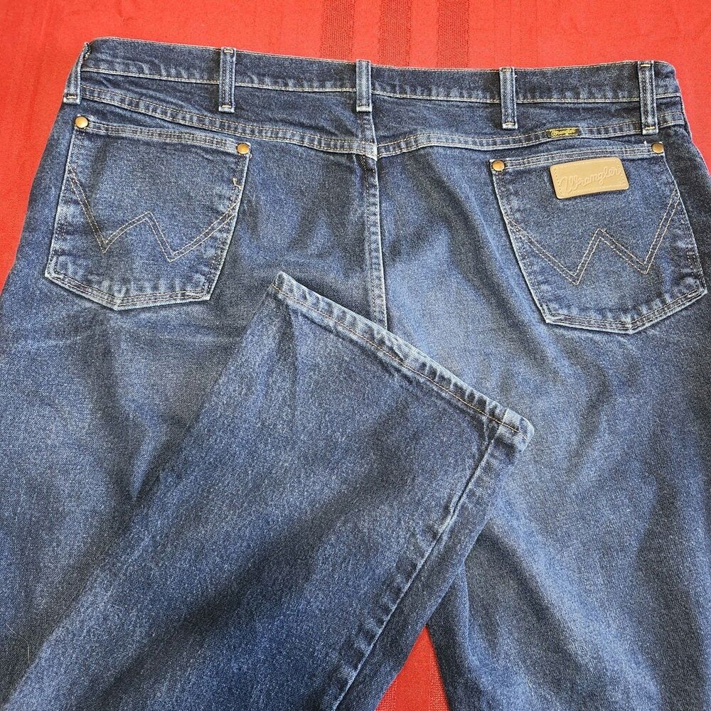 Wrangler 13MWZ Cowboy Cut Original Fit Jeans Blue Denim Men's Size 44x30 Used